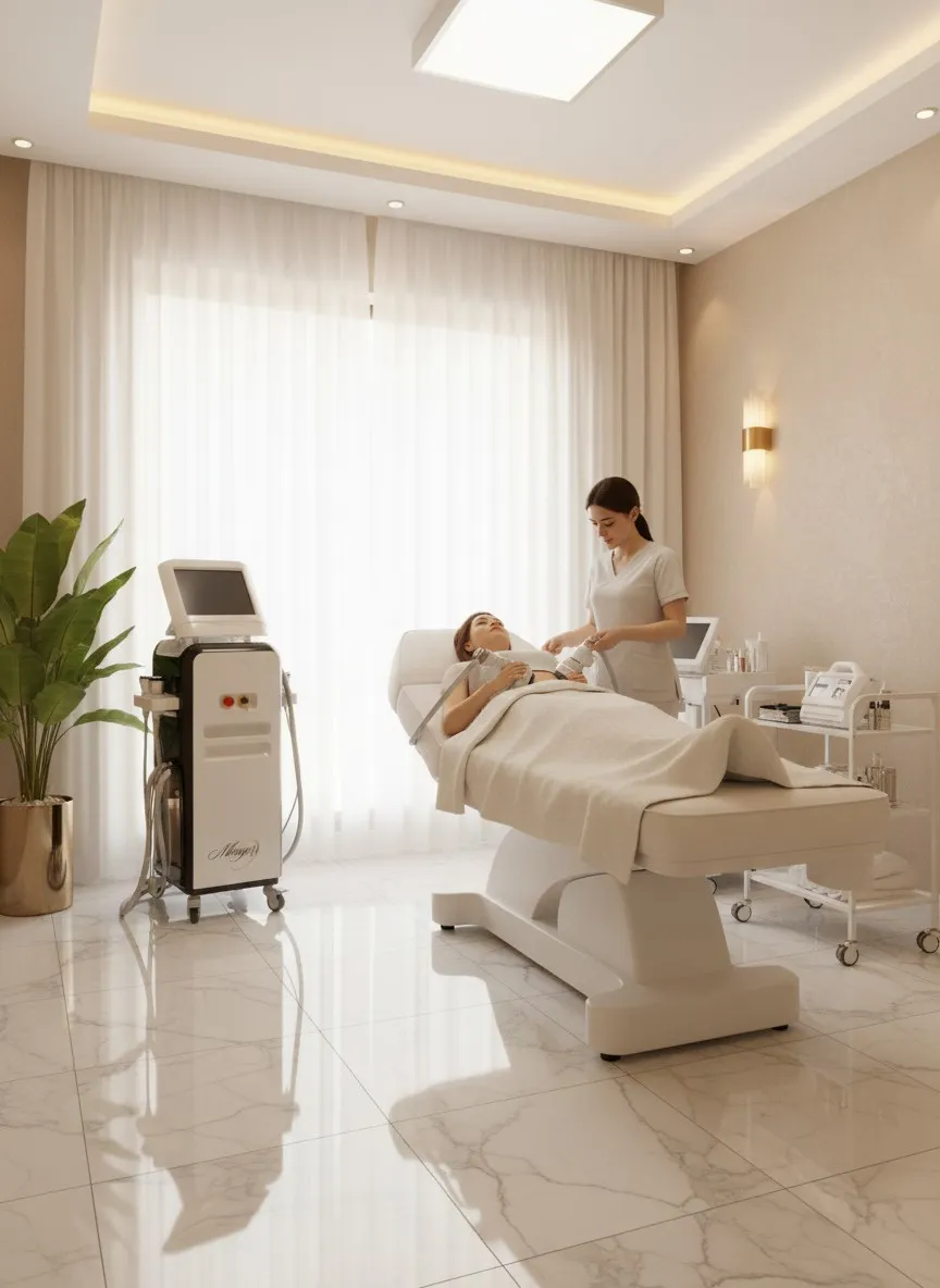 Kriolipoliza SL-C08 – urządzenie w gabinecie