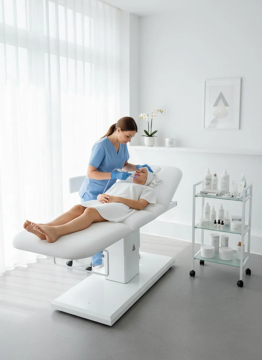 Elektryczny fotel kosmetyczny BT-ELECTRO-01 – widok główny