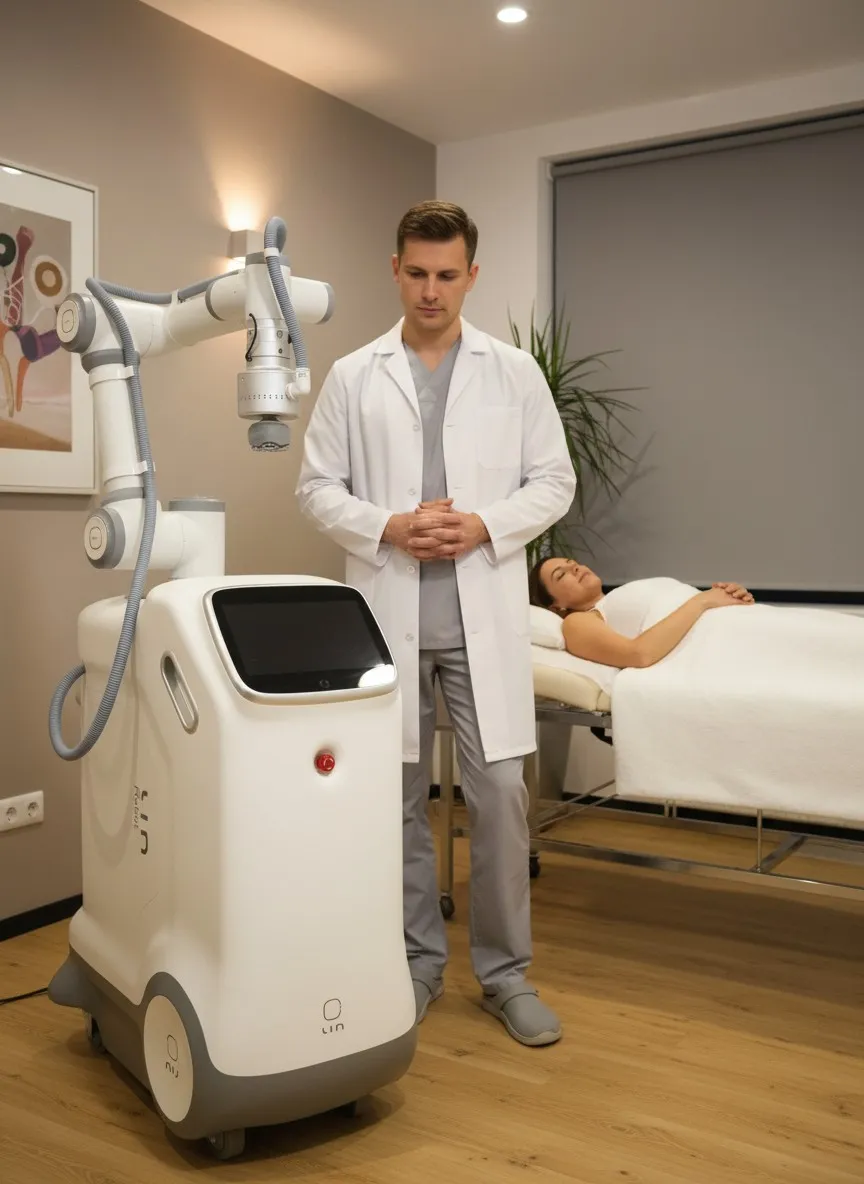 Robot Fizjoterapeutyczny R1 – widok urządzenia