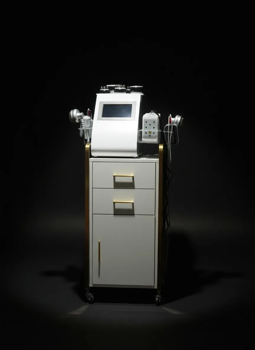 Cavitation RF PRO – ekran dotykowy i detale urządzenia