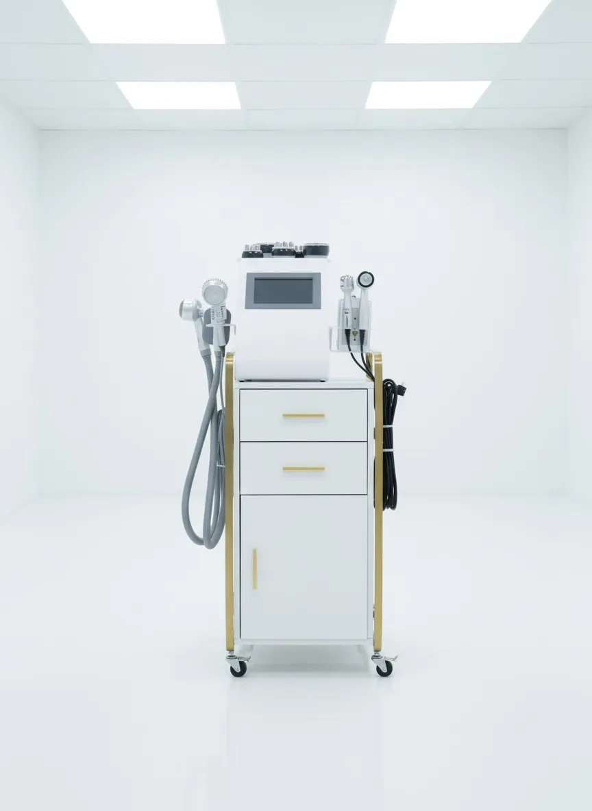 Cavitation RF PRO – ekran dotykowy i detale urządzenia