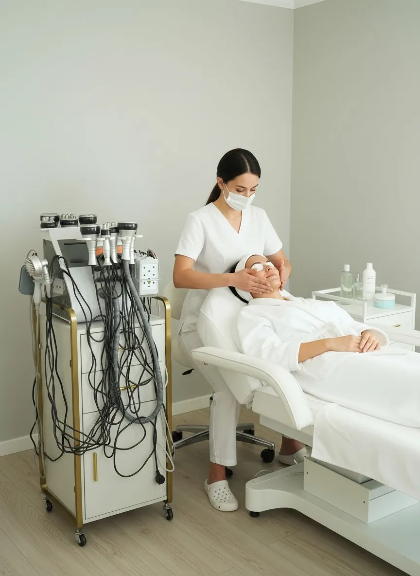 Kombajn kosmetologiczny – urządzenie w gabinecie