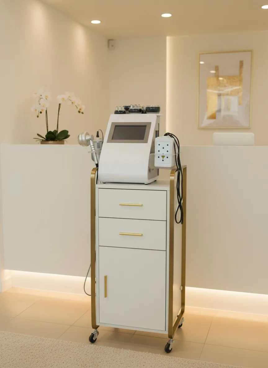 Kombajn kosmetologiczny Cavitation RF PRO – widok urządzenia