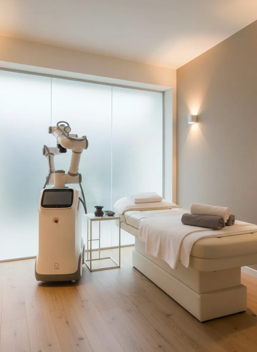 Robot M2 – ramię masujące i detale urządzenia