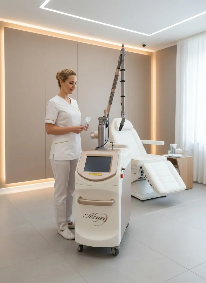 Laser pikosekundowy SL-NY400 – widok urządzenia