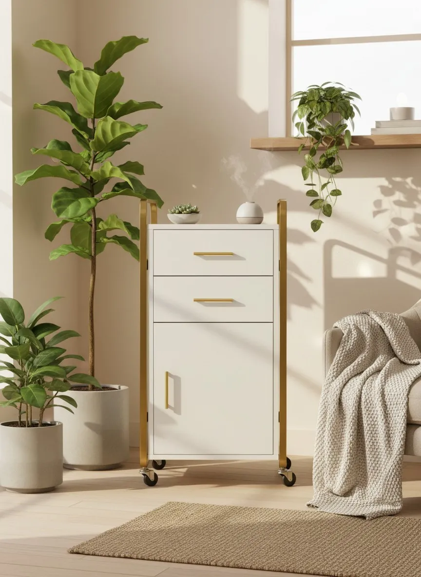 Szafka kosmetologiczna premium – w aranżacji gabinetu